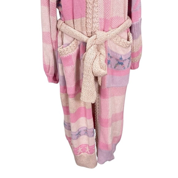 LoveShackFancy Grayson Star Duster Cardigan Coatigan Size M/L NEW - Picture 9 of 14